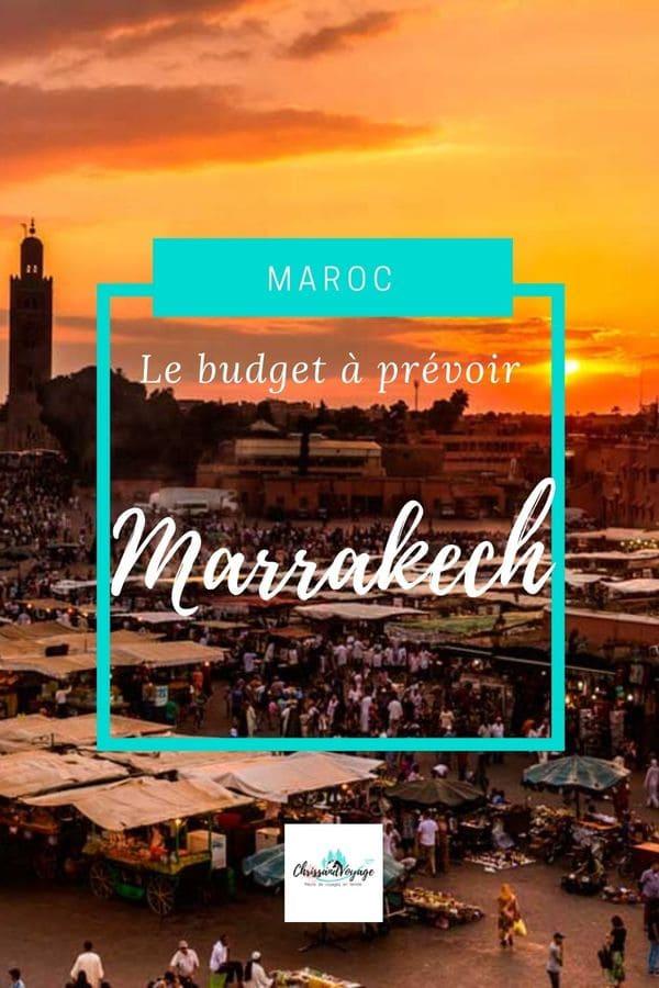 Budget für Reisen nach Marrakesch