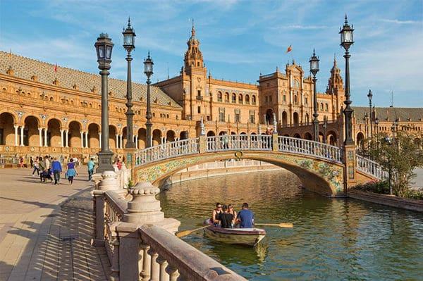 Platz Spanien Besuch Sevilla
