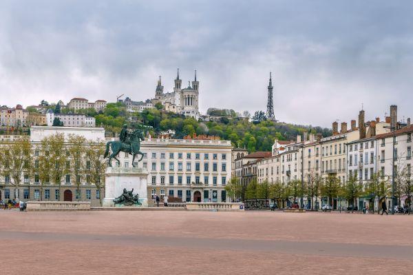 Platz Bellecour in Lyon
