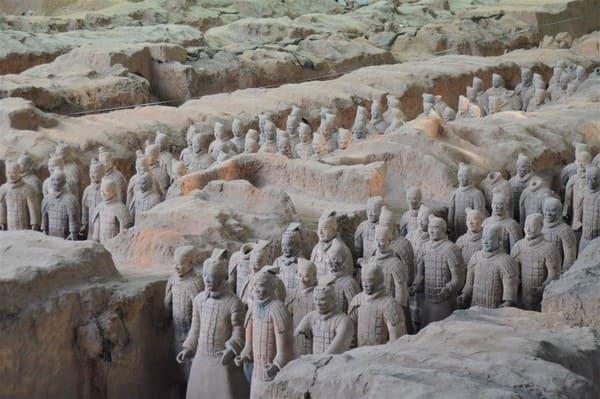 Armee aus Statuten China