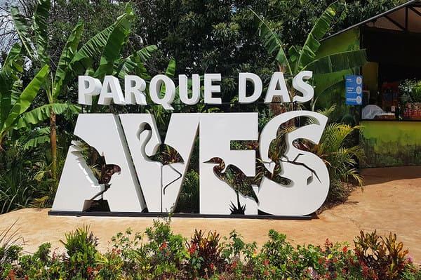 Eingang Besuch Parque Das Aves