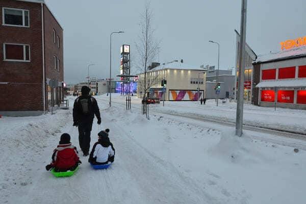 Koskikatu Straße Rovaniemi