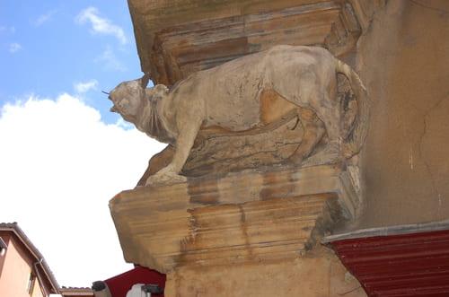 Statue Tier altes Lyon