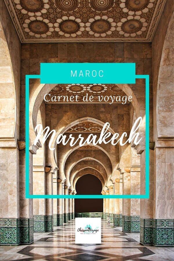 Reisebuch über Marrakesch für eine Woche