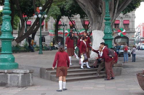 Schüler Puebla