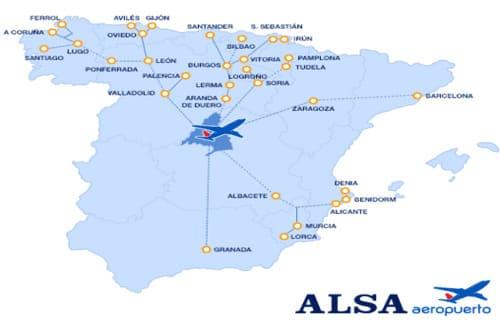 Buslinien ALSA Asturien